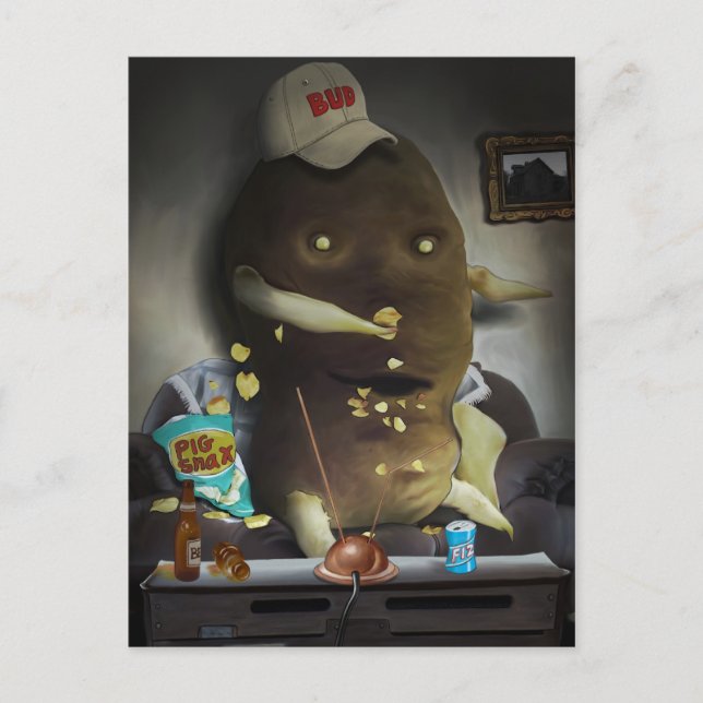 Cartão postal do Batata de Sofá (Frente)