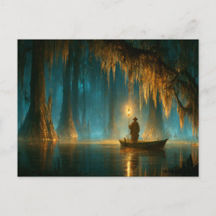 Cartão Postal do Bayou da Louisiana