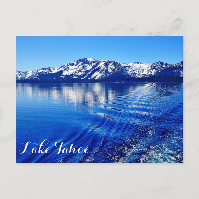 CARTÃO POSTAL DO BELO LAGO TAHOE (Frente)