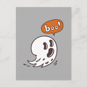Cartão postal do Boo do Fantasma Halloween