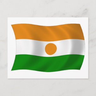 Cartão Postal do Brasão da Bandeira do Níger