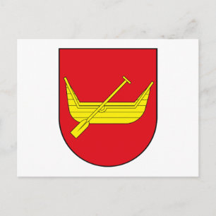 Cartão postal do Brasão de Armas de Lodz