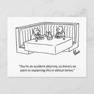 Cartão postal do Business Humor "Percenters"