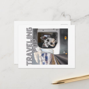 Cartão Postal do Cachorro Viajante