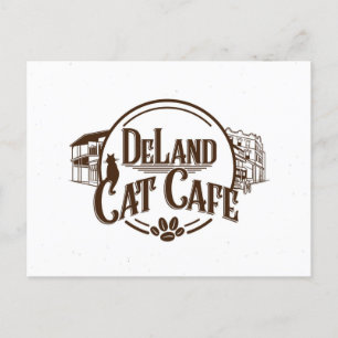 Cartão postal do Café DeLand Cat