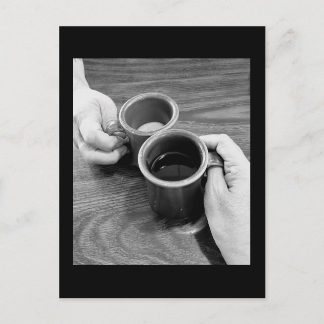 Cartão postal do Café para vamos (Frente)