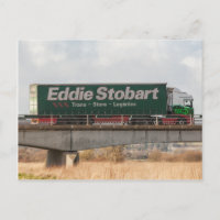 Cartão postal do caminhão Eddie Stobart