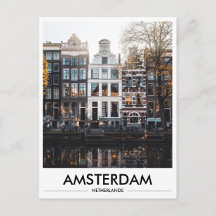 Cartão postal do Canal de Amsterdã