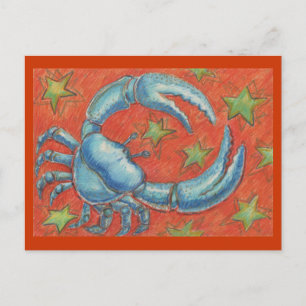 Cartão postal do Cancer Zodiac