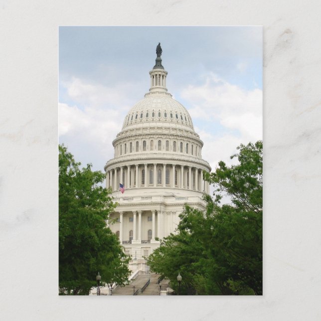 Cartão postal do Capitólio dos EUA (Frente)