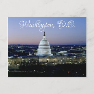 Cartão postal do Capitólio dos EUA em Washington D