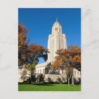 cartão postal do Capitólio Estadual de Lincoln, NE