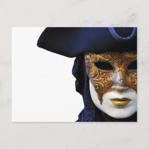 Cartão postal do Carnaval de Veneza de Casanova