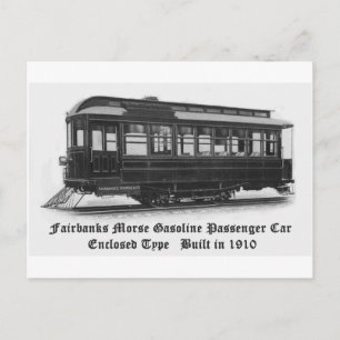 Cartão Postal do Carro Nº 24 da Fairbanks Morse & 