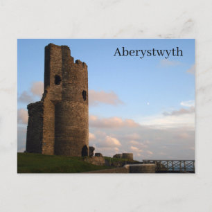 Cartão Postal do Castelo de Aberystwyth