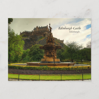 Cartão postal do Castelo de Edimburgo