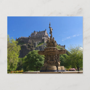 Cartão postal do Castelo de Edimburgo