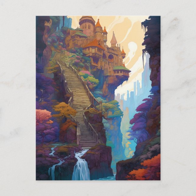 Cartão postal do Castelo de Fantasia Magical (Frente)