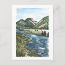 cartão postal do castor creek