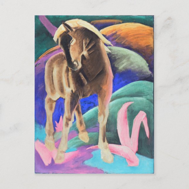 CARTÃO POSTAL DO CAVALO ROWN (Frente)