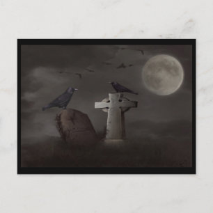 cartão postal do cemitério de corvos
