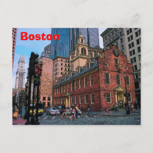 Cartão postal do Centro de Boston