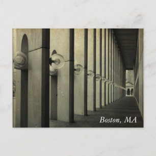 Cartão postal do Centro de Ciência Cristã de Bosto