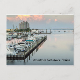 Cartão postal do Centro Fort Myers Florida