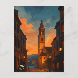Cartão Postal do Centro Histórico da Ilha de Hvar