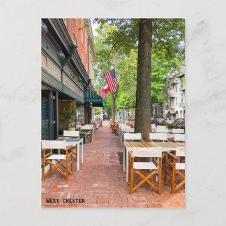 Cartão postal do centro West Chester
