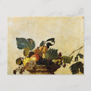 Cartão postal do Cesto de Frutas de Caravaggio