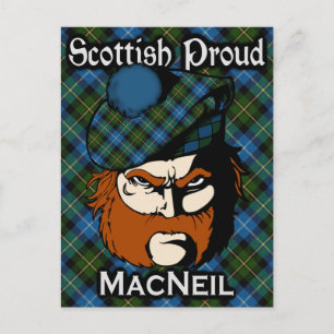 Cartão postal do Clan MacNeil Tartan escocês