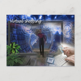 Cartão postal do cliente virtual