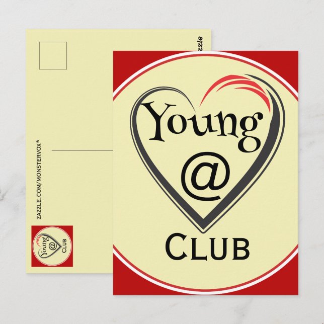 Cartão Postal do Clube Jovens de Coração (Frente/Verso)