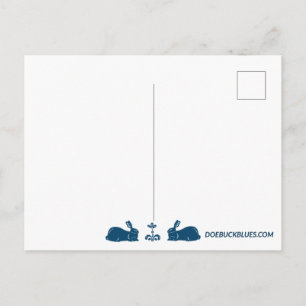 Cartão Postal do Coelho Branco