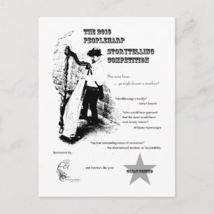 Cartão postal do concurso de contar histórias da P