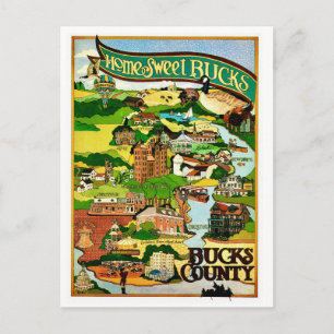 Cartão postal do Condado de Bucks PA