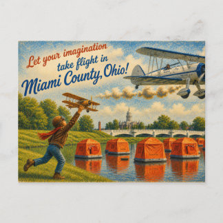 Cartão postal do Condado de Miami Ohio