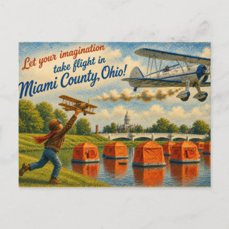 Cartão postal do Condado de Miami Ohio