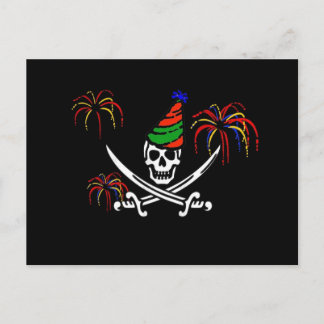 Cartão-postal do Convite de festas de Ano Novo Pir