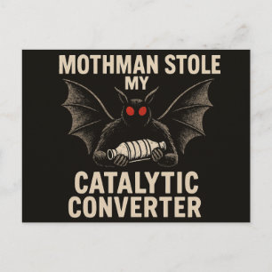 Cartão Postal do Críptido Mothman