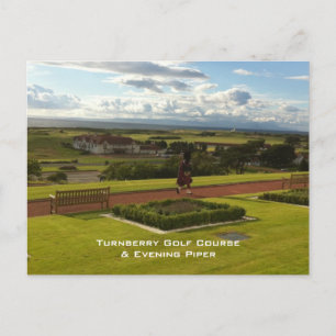 Cartão postal do Curso de Golfe de Turnberry
