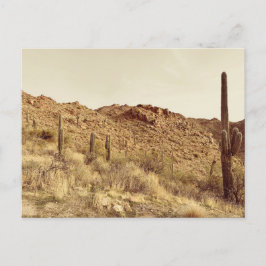 Cartão postal do deserto de arizona