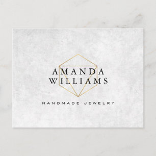 Cartão postal do Designer de Jewelry Gemstone Dou