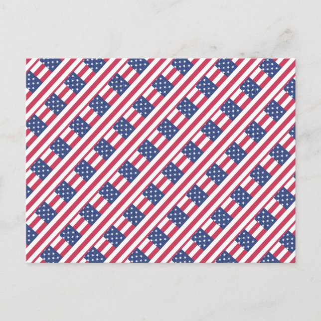 Cartão postal do Dia da Independência de 4 de julh (Frente)