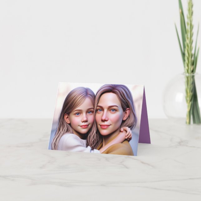 Cartão postal do Dia das Mães (Frente)