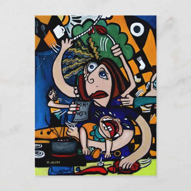 Cartão postal do dia de as mães (Frente)