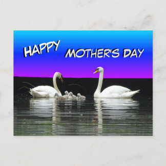Cartão postal do Dia de as mães Feliz da Família S