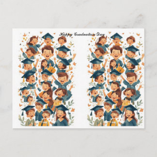 Cartão postal do dia de formatura