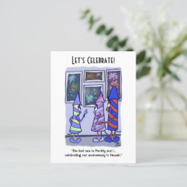 Cartão postal do Dia de Independência de Celebraçã